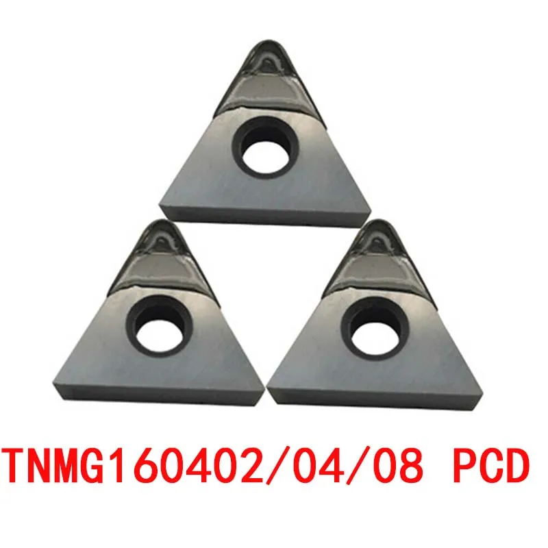 Поликристаллические алмазные лезвия TNMG160402 PCD / TNMG160404 PCD / TNMG160408 PCD, инструменты для алюминия, 2 шт.
Поликристаллические алмазные лезвия TNMG160402 PCD / TNMG160404 PCD / TNMG160408 PCD, инструменты для алюминия, 2 шт.