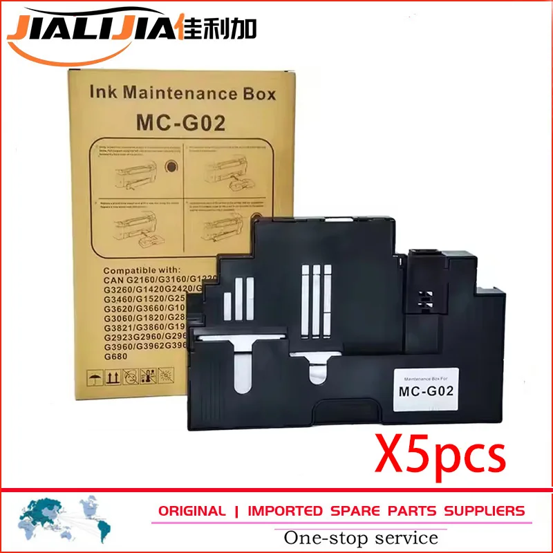 5X MC-G02 Картридж для обслуживания чернил для CANON G1020 2020 G3020 G3060 G1220 G2160 G2260 G3160 G3260 G540 G550 G570 G620 G640 G650
5X MC-G02 Картридж для обслуживания чернил для CANON G1020 2020 G3020 G3060 G1220 G2160 G2260 G3160 G3260 G540 G550 G570 G620 G640 G650