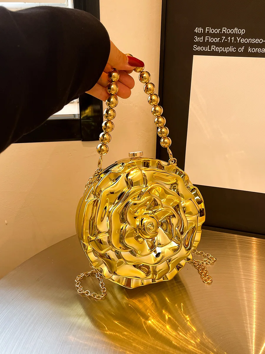 Luxury Acrylic Flower Evening Case Bag Women Fashion Niche Banquet Elegant Beads Chain Shoulder Crossbody Party Handbag 2025
Luxury Acrylic Flower Evening Case Bag Women Fashion Niche Banquet Elegant Beads Chain Shoulder Crossbody Party Handbag 2025