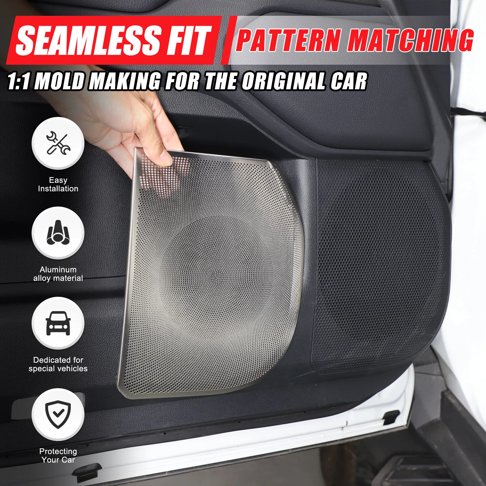 Для Toyota Land Cruiser 250 Prado LC250 2024 2025, крышка автомобильного дверного аудиодинамика, накладка громкоговорителя, стальная внутренняя рамка, аксессуары
Для Toyota Land Cruiser 250 Prado LC250 2024 2025, крышка автомобильного дверного аудиодинамика, накладка громкоговорителя, стальная внутренняя рамка, аксессуары