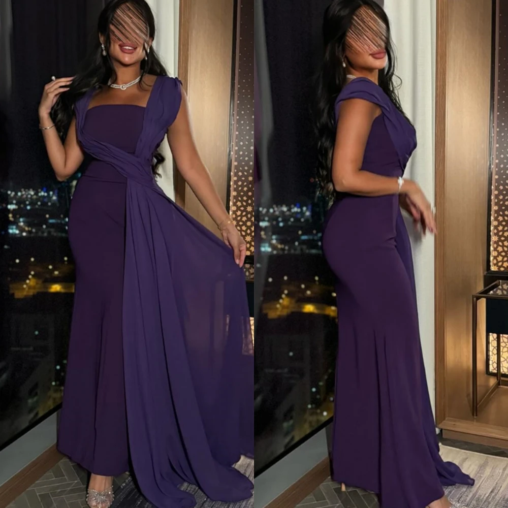 Customized Strapless Sleeveless Jersey Sexy Mermaid Evening Dress Ankle Length Party Dresses Delicate Special Occasion Gowns
Customized Strapless Sleeveless Jersey Sexy Mermaid Evening Dress Ankle Length Party Dresses Delicate Special Occasion Gowns