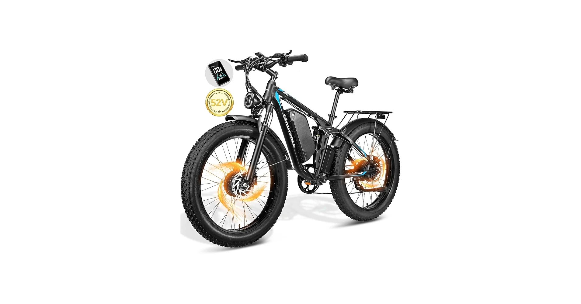 BEST BUY ON Ridstar E26Pro 26-Inch Electric Bike, 48v 23Ah, Electric Cargo Bike with Wide Tires, Dual Motor, Electric Mountain Bike for Adults
BEST BUY ON Ridstar E26Pro 26-Inch Electric Bike, 48v 23Ah, Electric Cargo Bike with Wide Tires, Dual Motor, Electric Mountain Bike for Adults
