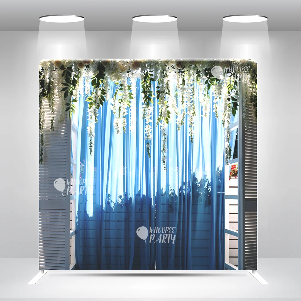 Blue Curtains With White Roses Wedding Bridal Shower Pillow Case Photo Booth Backdrop Stand Cover
Blue Curtains With White Roses Wedding Bridal Shower Pillow Case Photo Booth Backdrop Stand Cover