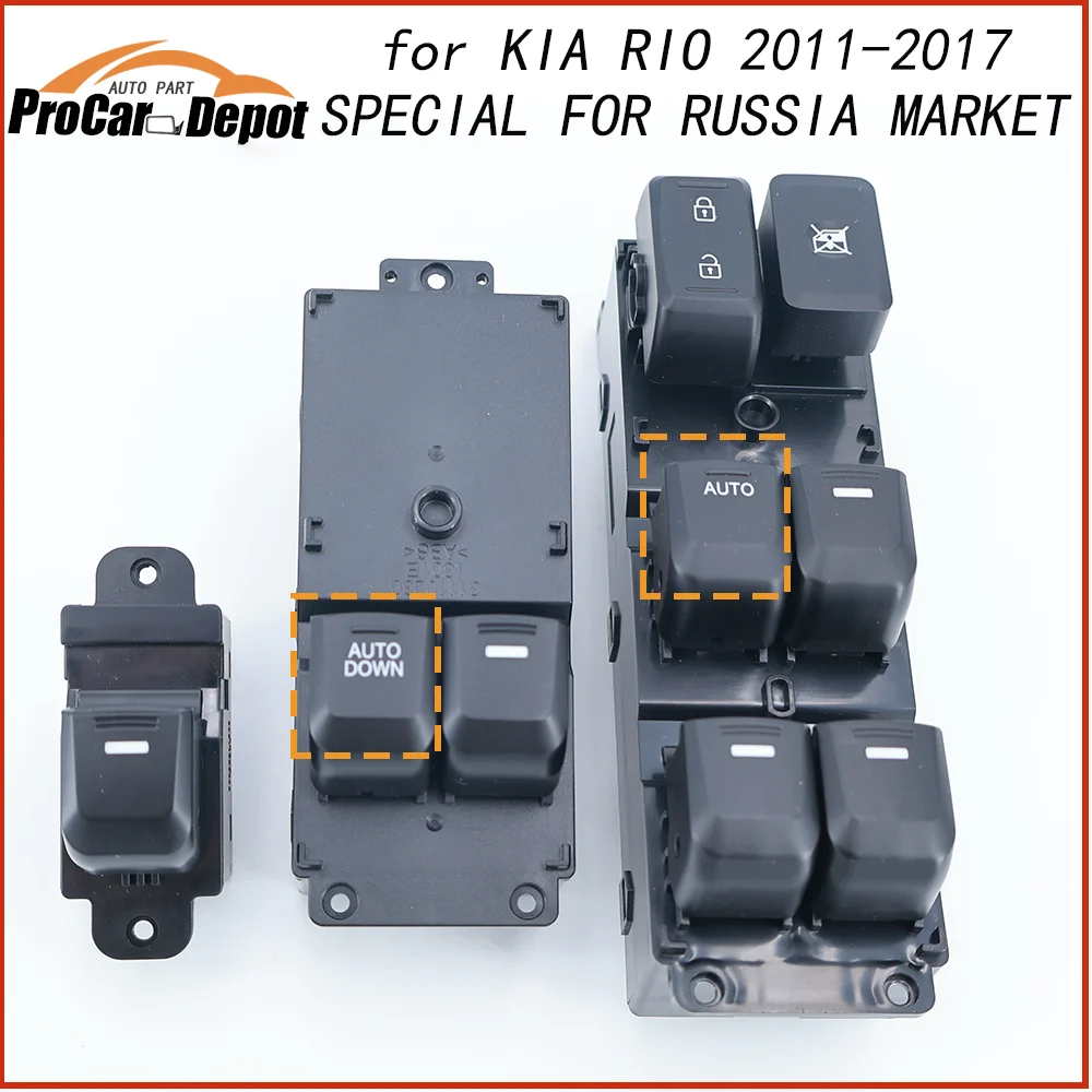 Electric Window Control Switch Front Rear Lifter Regulator Button 935704Y001 for KIA RIO 2011-2017 Master Power Window Switch
Electric Window Control Switch Front Rear Lifter Regulator Button 935704Y001 for KIA RIO 2011-2017 Master Power Window Switch