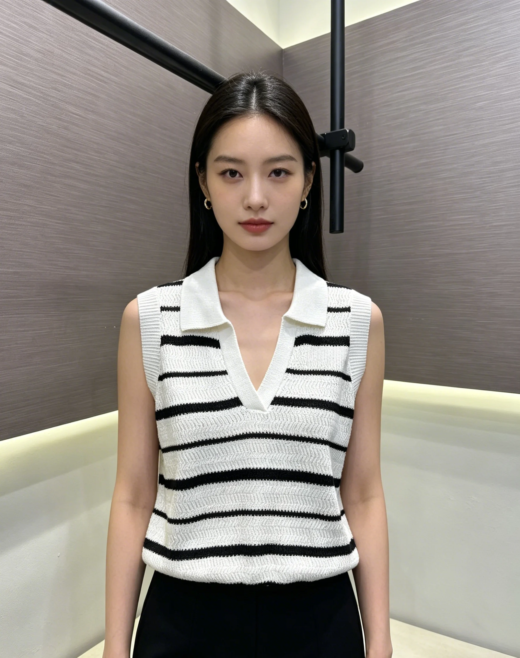 26SS Spring/Summer Women's V-neck Small V-Striped Tank Top Set LH024
26SS Spring/Summer Women's V-neck Small V-Striped Tank Top Set LH024