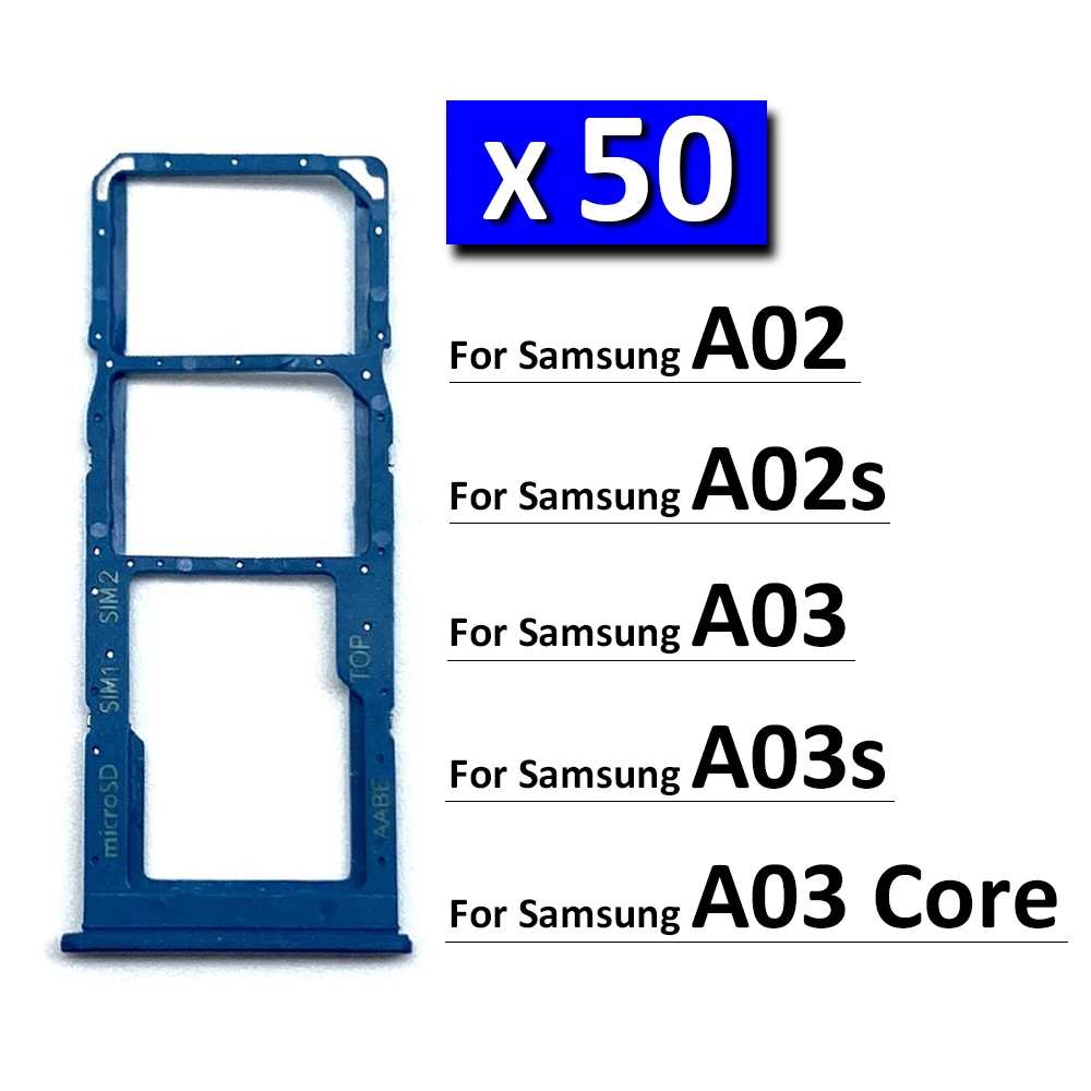 50Pcs/Lot, New For Samsung A02 A02s A03s A03 Core SIM Card Tray Slot Holder Adapter Accessories
50Pcs/Lot, New For Samsung A02 A02s A03s A03 Core SIM Card Tray Slot Holder Adapter Accessories