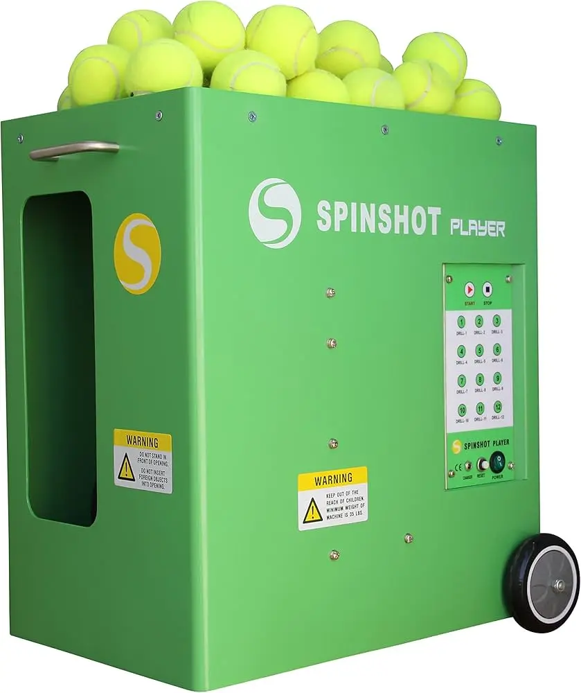 Новая машина для игры в теннис Spinshot Player Plus II 2 с дистанционным управлением 1500
Новая машина для игры в теннис Spinshot Player Plus II 2 с дистанционным управлением 1500