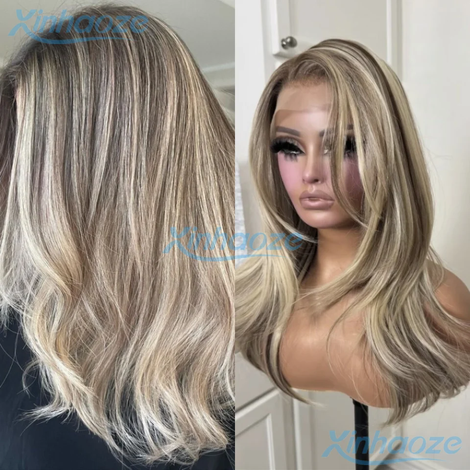 #613 Light Blonde Colored Human Hair Short Wigs For Women Ash Blonde Wig Highlight 13x4 Hd Lace Frontal Wigs Natural Wavy
#613 Light Blonde Colored Human Hair Short Wigs For Women Ash Blonde Wig Highlight 13x4 Hd Lace Frontal Wigs Natural Wavy