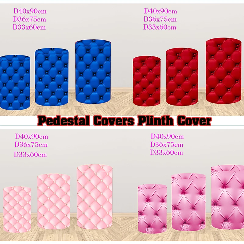 Pink Baby Blue Red Leather Texture Pedestal Covers Plinth Cover Printed Fabric Cylinder Cover Cake Table Sofa Background Elastic
Pink Baby Blue Red Leather Texture Pedestal Covers Plinth Cover Printed Fabric Cylinder Cover Cake Table Sofa Background Elastic