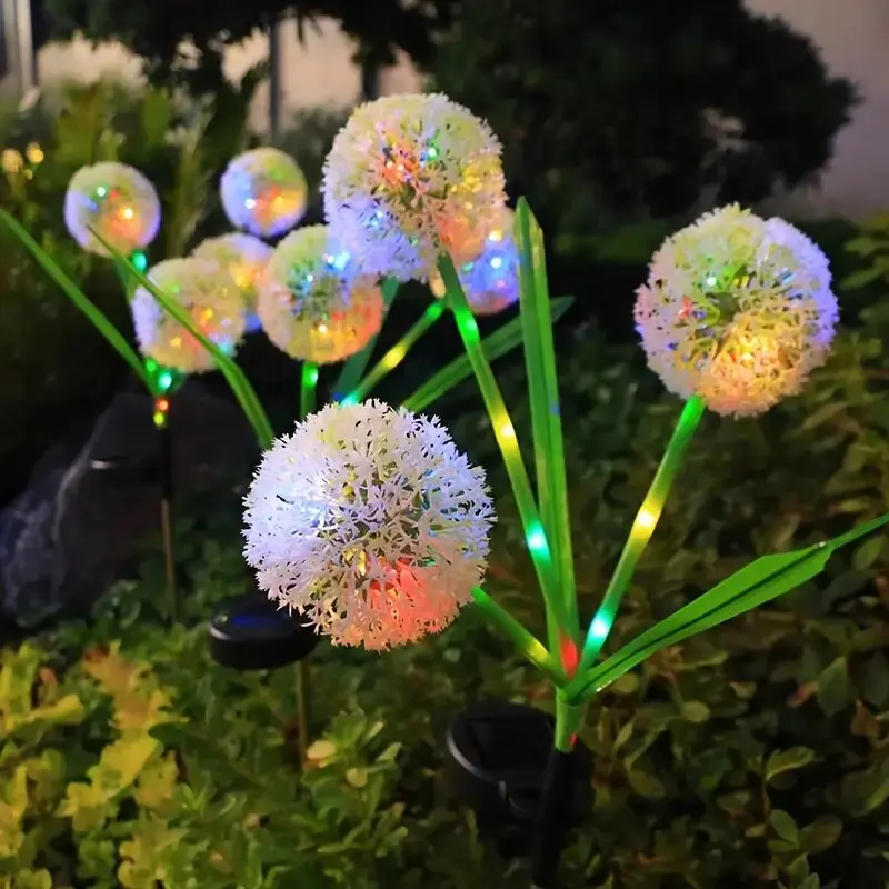 1pc Solar Dandelion LED Lawn Light,3-Head 2 Modes Decoration Lighting,Outdoor Landscape Lights For Garden,Yards,Lawns,Walkways
1pc Solar Dandelion LED Lawn Light,3-Head 2 Modes Decoration Lighting,Outdoor Landscape Lights For Garden,Yards,Lawns,Walkways