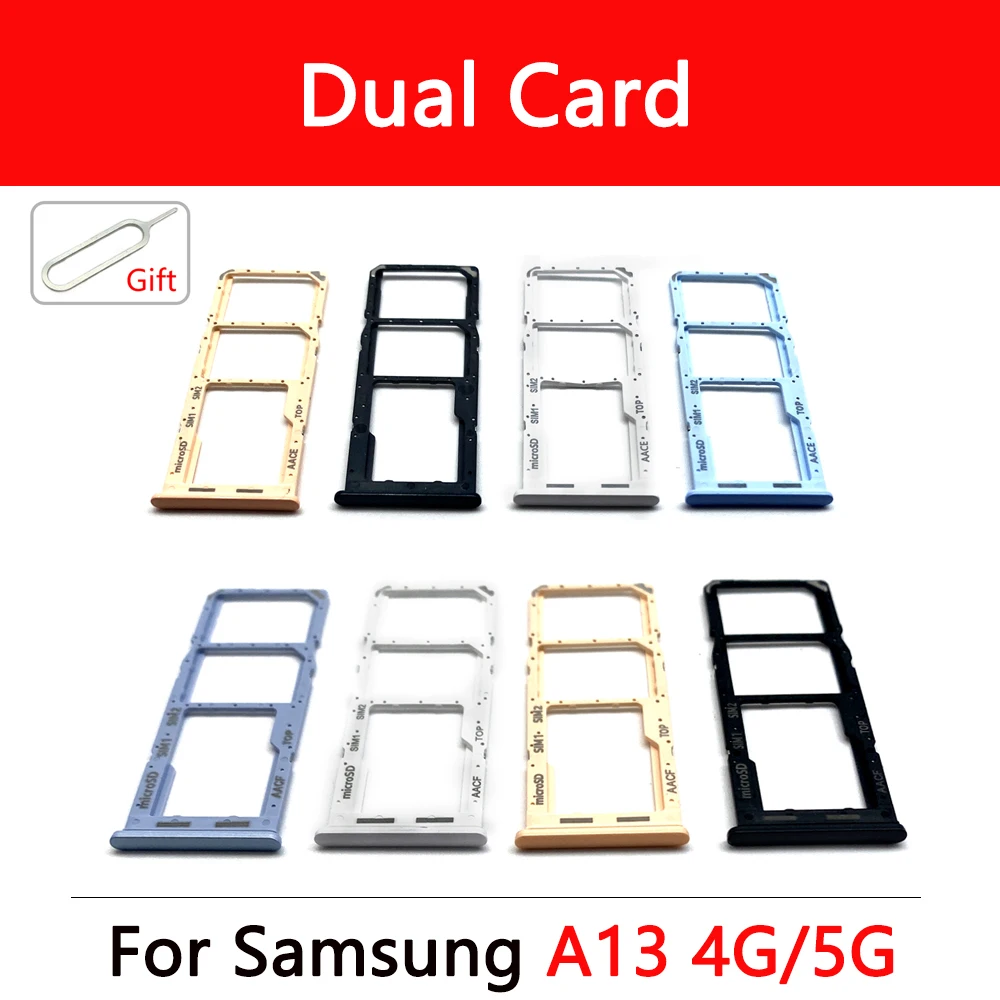10 Pcs For Samsung A13 4G 5G Sim Card Dual Single Sim Card Tray MicroSD Holder Slot Replacement Part
10 Pcs For Samsung A13 4G 5G Sim Card Dual Single Sim Card Tray MicroSD Holder Slot Replacement Part
