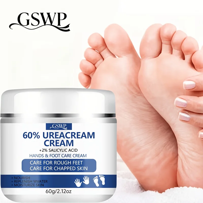 GSWP 60% Urea Hand and Foot Care Cream, containing salicylic acid, improves rough and chapped skin.60g/120g
GSWP 60% Urea Hand and Foot Care Cream, containing salicylic acid, improves rough and chapped skin.60g/120g