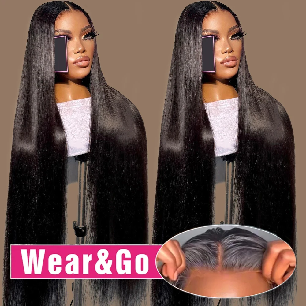 Wear Go 34Inch Bone Straight Lace Front Wig 13x4 13x6 HD Lace Frontal Human Hair Brazilian 6x4 Glueless Wig Pre Cut Lace No Glue
Wear Go 34Inch Bone Straight Lace Front Wig 13x4 13x6 HD Lace Frontal Human Hair Brazilian 6x4 Glueless Wig Pre Cut Lace No Glue