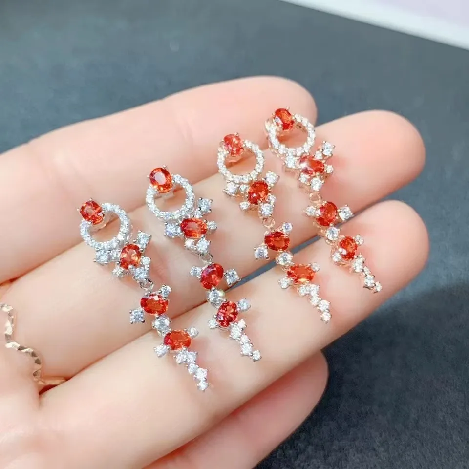KJJEAXCMY Brand Boutique Women's Luxury Earrings Jewelry 925 Sterling Silver Natural Red Sapphire Birthday Girlfriend
KJJEAXCMY Brand Boutique Women's Luxury Earrings Jewelry 925 Sterling Silver Natural Red Sapphire Birthday Girlfriend