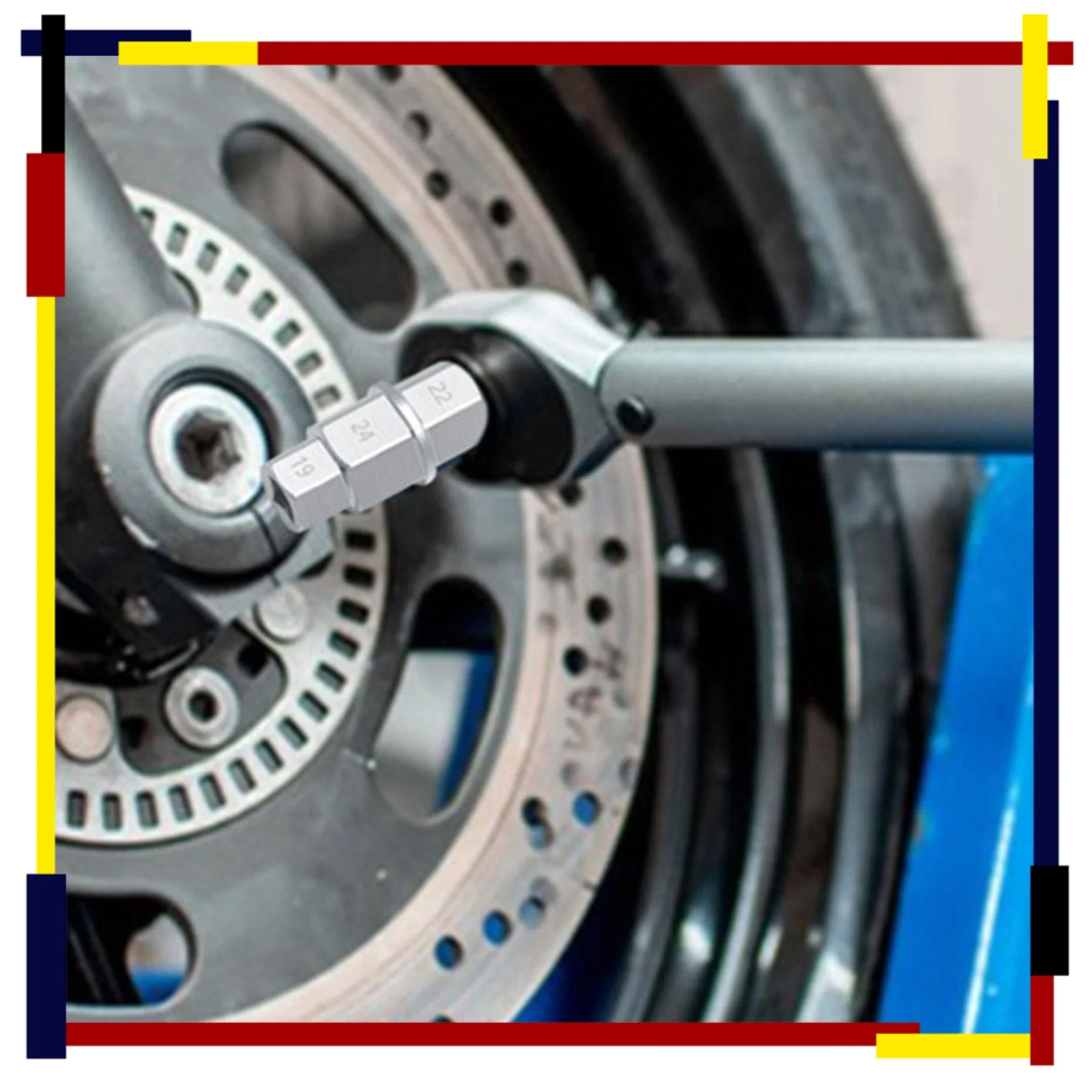 Инструмент для снятия шпинделя оси переднего колеса для ремонта мотоцикла Прочный инструмент для снятия шпинделя оси переднего колеса для мотоцикла 
Инструмент для снятия шпинделя оси переднего колеса для ремонта мотоцикла Прочный инструмент для снятия шпинделя оси переднего колеса для мотоцикла