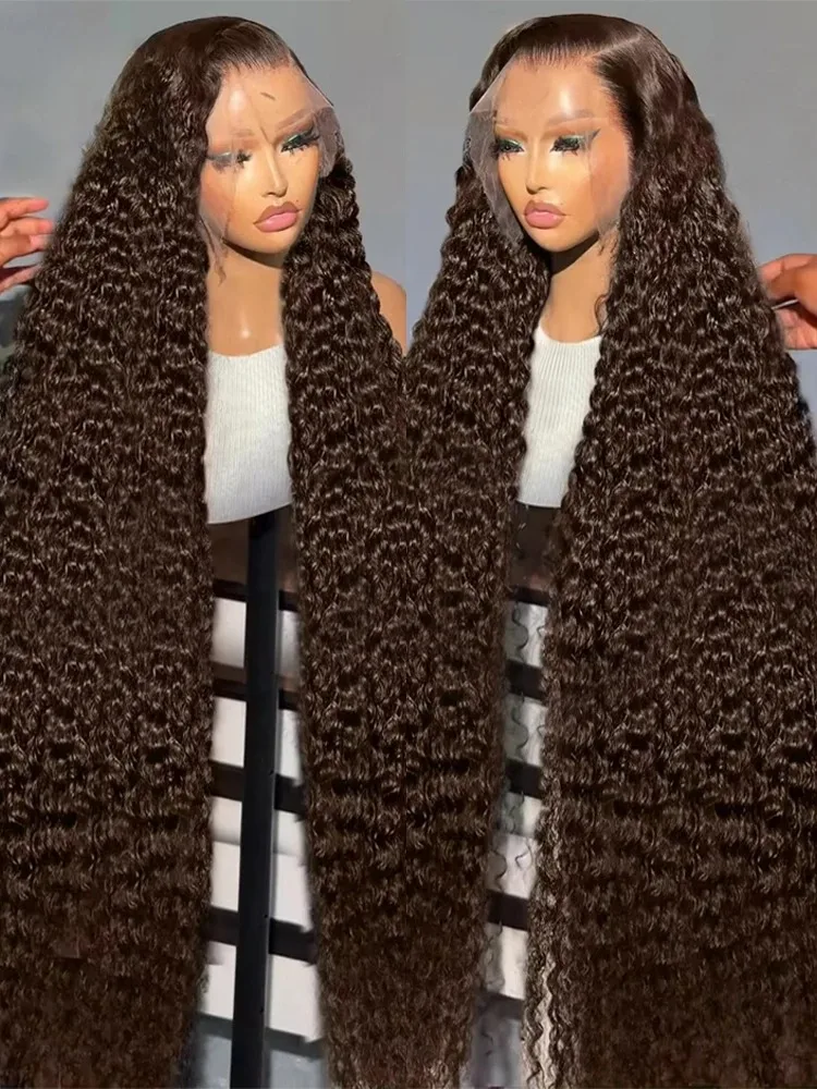 YKB Chocolate Brown Curly Wigs 13x6 HD Lace Frontal Human Hair Wigs 30 40 Inch Deep Wave 250 Density Raw Hair Lace Frontal Wig
YKB Chocolate Brown Curly Wigs 13x6 HD Lace Frontal Human Hair Wigs 30 40 Inch Deep Wave 250 Density Raw Hair Lace Frontal Wig