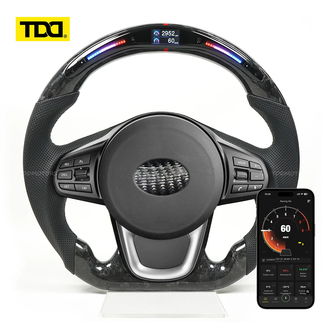 TDD Galaxy Pro II LED Steeing Wheel for Toyota Supra Forged Carbon Fiber Data Display Steering Wheel Customized
TDD Galaxy Pro II LED Steeing Wheel for Toyota Supra Forged Carbon Fiber Data Display Steering Wheel Customized
