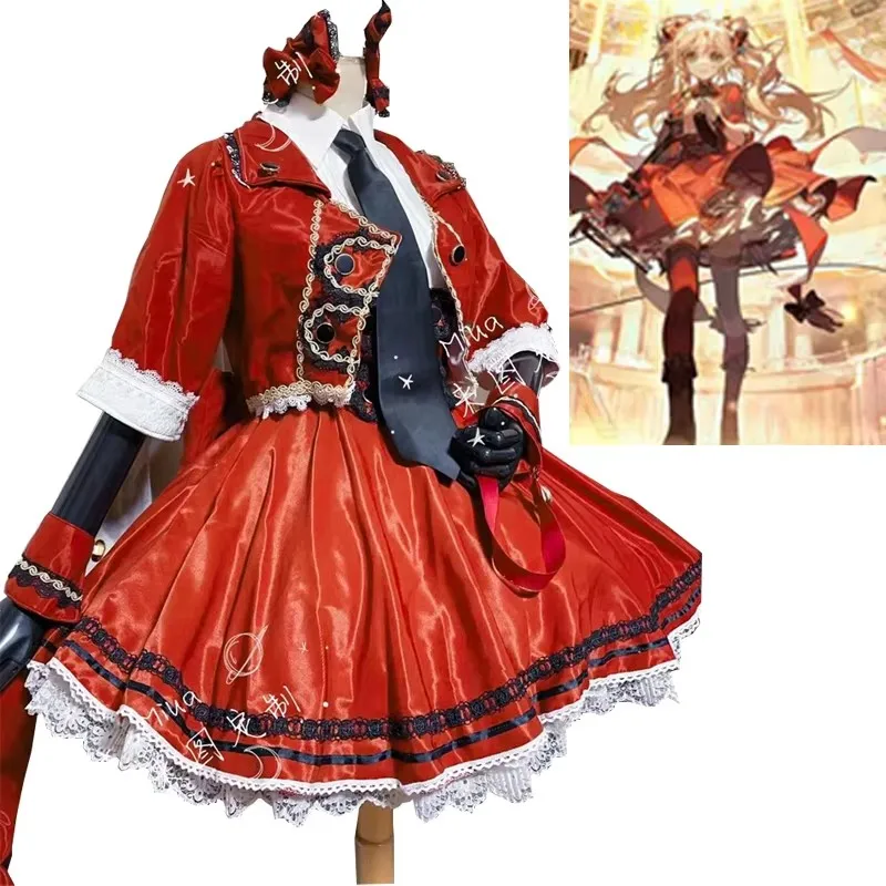 Костюм для косплея Arknights Pinecone на заказ, красное платье Sing A Song, женская одежда в стиле аниме, униформа на Хэллоуин, индивидуальные костюмы, одежда
Костюм для косплея Arknights Pinecone на заказ, красное платье Sing A Song, женская одежда в стиле аниме, униформа на Хэллоуин, индивидуальные костюмы, одежда