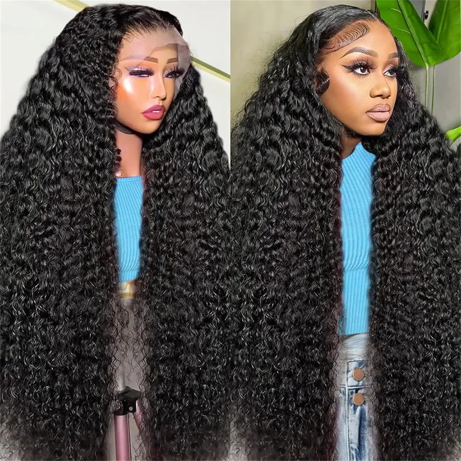 Curly Wigs 13x6 Hd Lace Wigs Deep Wave Frontal Wig Brazilian Curly Human Hair Wigs Water Wave Glueless Wig For Women
Curly Wigs 13x6 Hd Lace Wigs Deep Wave Frontal Wig Brazilian Curly Human Hair Wigs Water Wave Glueless Wig For Women