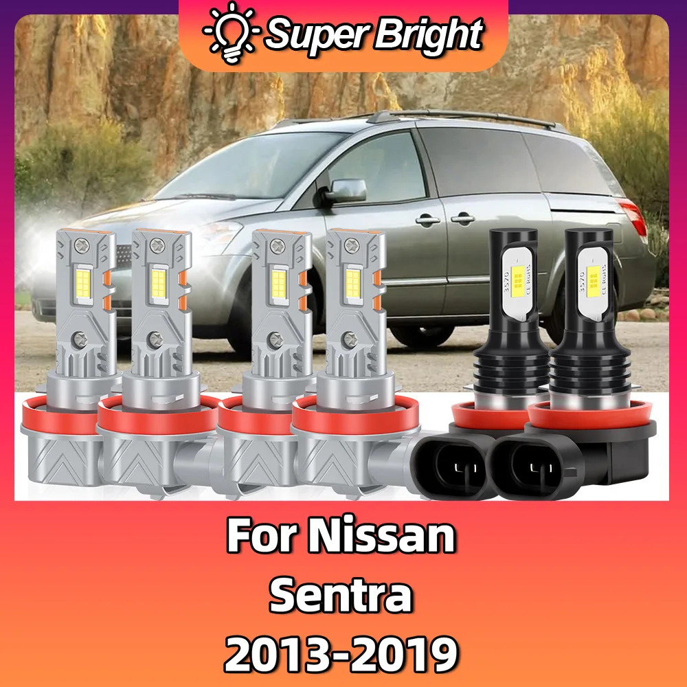 Auto Led Lights LED Light Bulb Super Bright LED Headlight 30000LM 6000K White For Nissan Sentra 2013-2019 Fog lights Lamp 2/6PCS
Auto Led Lights LED Light Bulb Super Bright LED Headlight 30000LM 6000K White For Nissan Sentra 2013-2019 Fog lights Lamp 2/6PCS