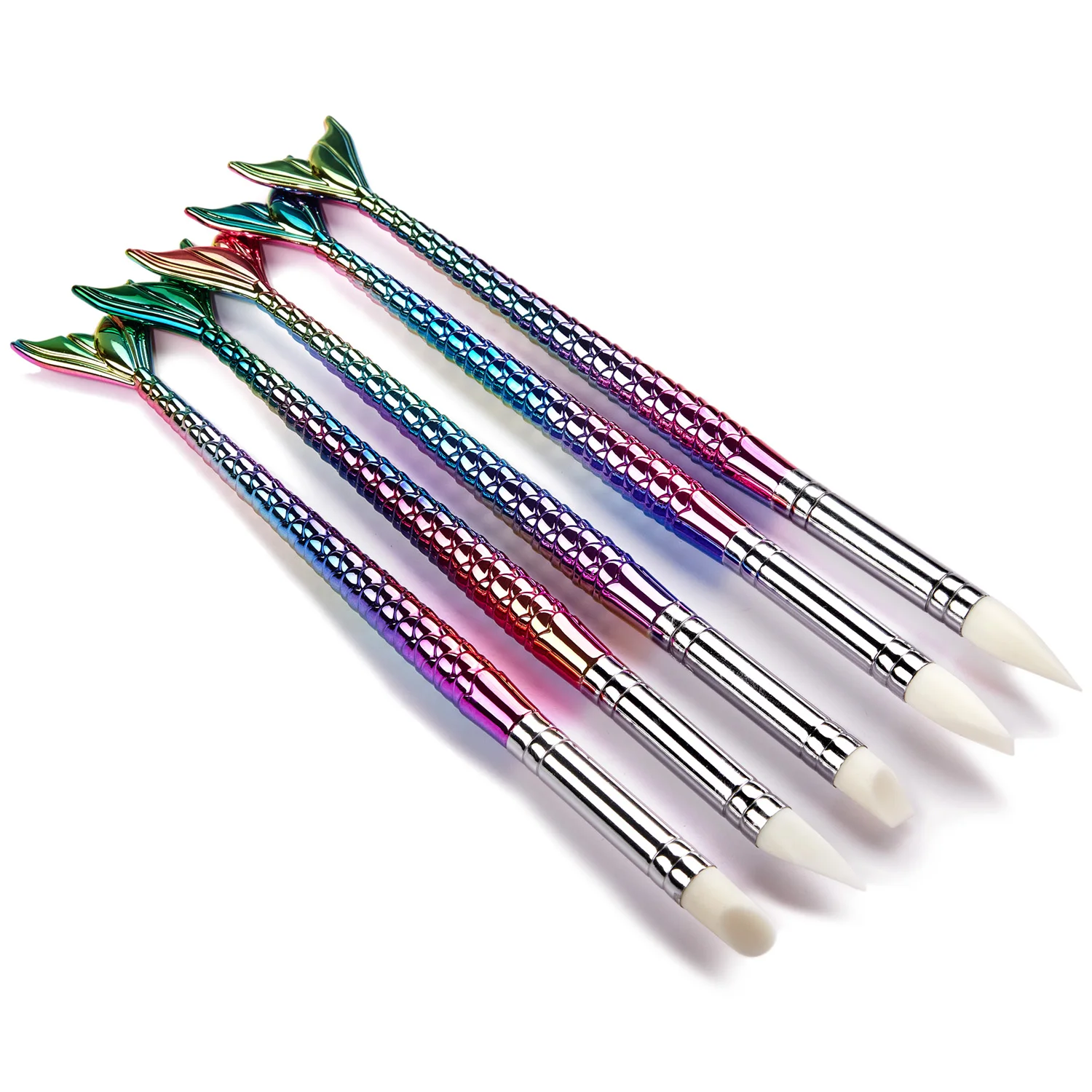 5pcs Nail Art Silicone Pens Tipped Silicone Rhinestone Nail Polish Nail Art Carving Drawing Brushes Nail Art Sculpture Pen
5pcs Nail Art Silicone Pens Tipped Silicone Rhinestone Nail Polish Nail Art Carving Drawing Brushes Nail Art Sculpture Pen