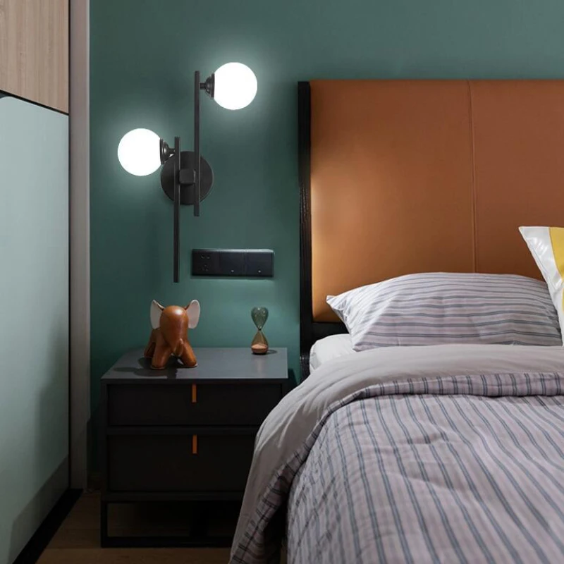 Modern Glass Wall Lamp Creative Golden Sconces Round Nordic Lighting Fixture Home Bedside Living Room Kitchen Decoration Lights
Modern Glass Wall Lamp Creative Golden Sconces Round Nordic Lighting Fixture Home Bedside Living Room Kitchen Decoration Lights