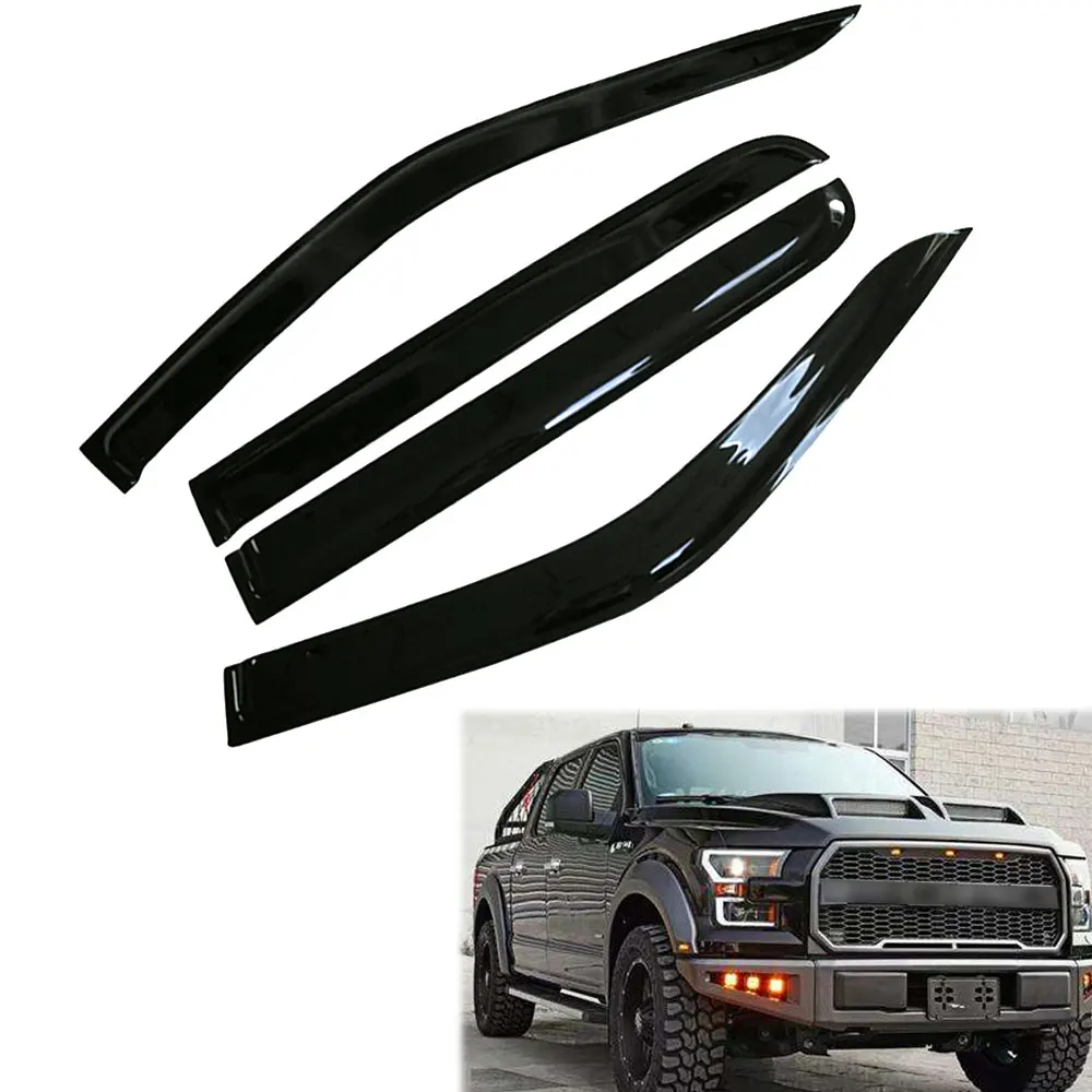 For Ford F150 15+ Car Window Visor Wind Deflector Rain Sun Visor Shield Cover ABS Awnings Shelters Cover Automobile Accessories
For Ford F150 15+ Car Window Visor Wind Deflector Rain Sun Visor Shield Cover ABS Awnings Shelters Cover Automobile Accessories