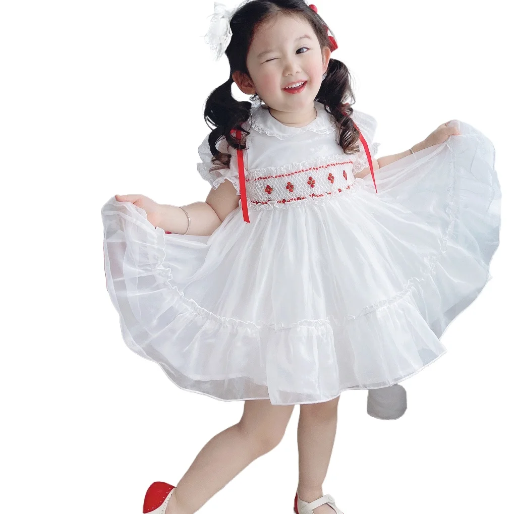 Custom Girl Spanish Baby Birthday Dress Lolita Sweet White Lace Dress Smocking Girl Kids Holiday EID Dress Flower Girls Dress
Custom Girl Spanish Baby Birthday Dress Lolita Sweet White Lace Dress Smocking Girl Kids Holiday EID Dress Flower Girls Dress