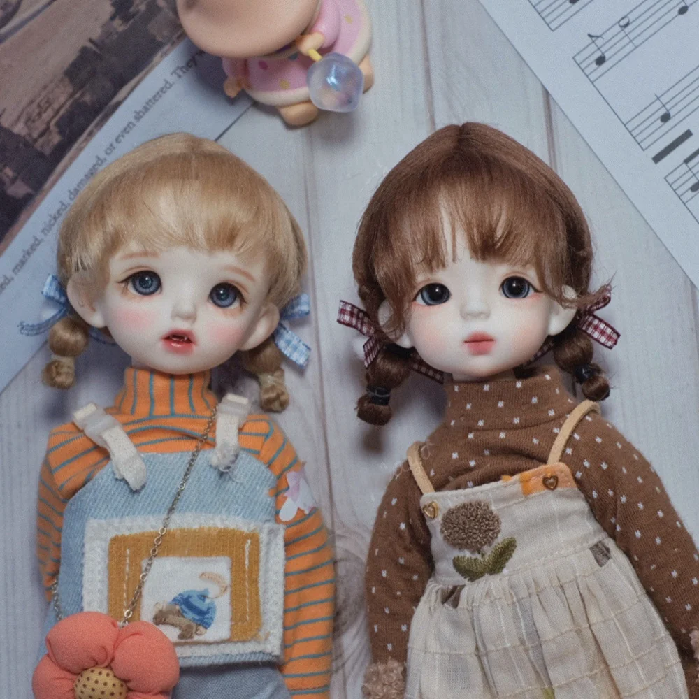 OB11 1/8 1/6 1/4 Scale BJD Wig Doll Accessories Super Cute Hair Wigs For BJD/SD OB11 YOSD MSD Girl Accessories C1426
OB11 1/8 1/6 1/4 Scale BJD Wig Doll Accessories Super Cute Hair Wigs For BJD/SD OB11 YOSD MSD Girl Accessories C1426
