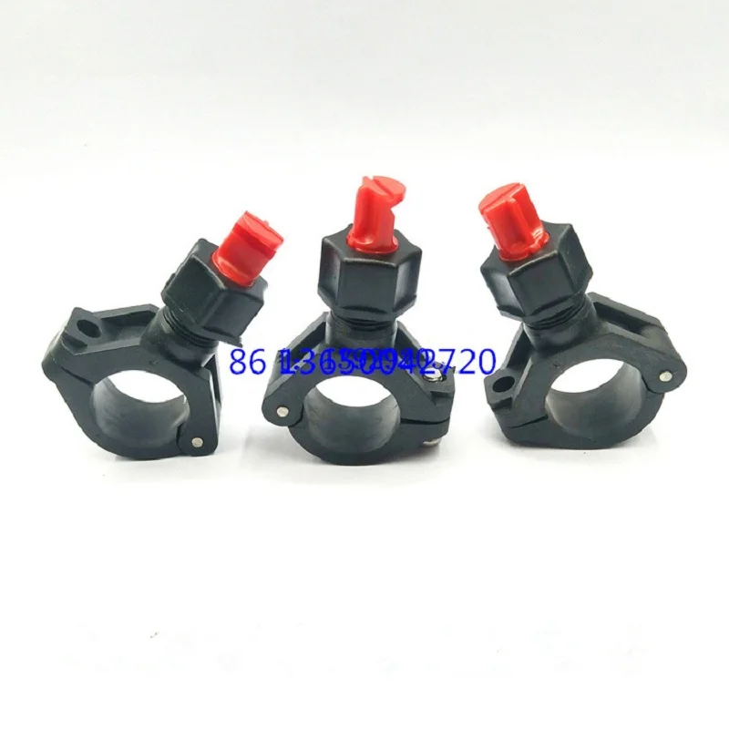 Adjustable Ball Plastic Pipe Clamp Spray Nozzle,plastic wide angle fan spray nozzle,PP clip eyelet tip,quick connect clamp nozz
Adjustable Ball Plastic Pipe Clamp Spray Nozzle,plastic wide angle fan spray nozzle,PP clip eyelet tip,quick connect clamp nozz