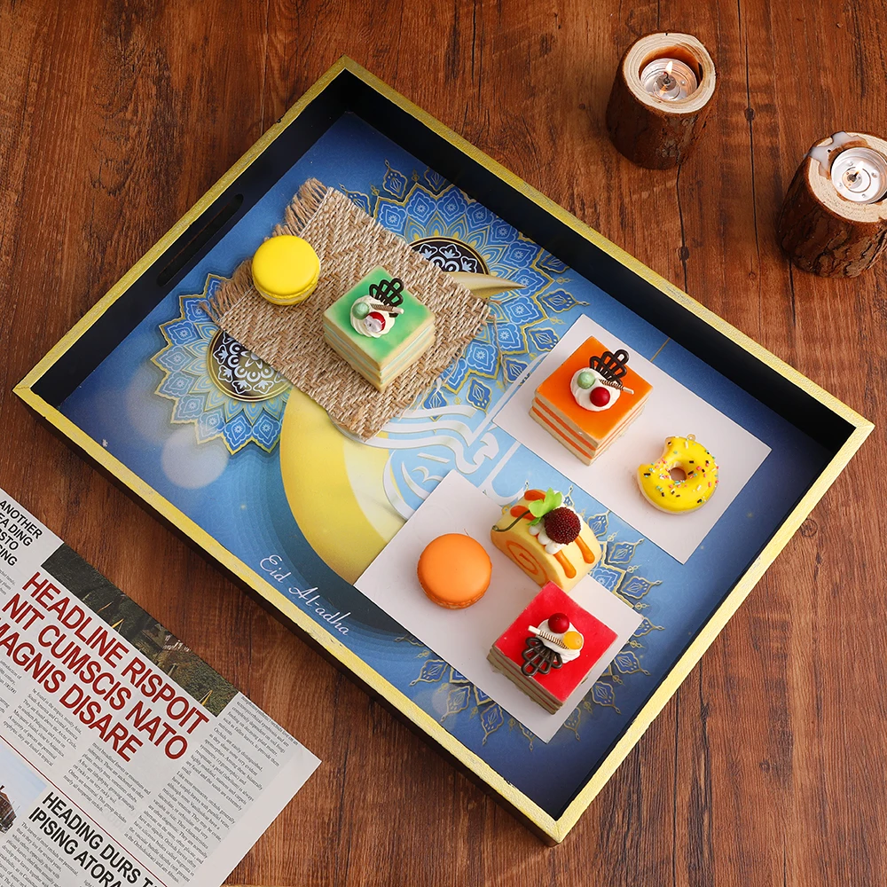 Wooden Ramadan Kareem Eid Food Tray Islamic Pastry Plate Eid Mubarak Decoration For Muslim Home Party Table Ornament Eid Al Adha
Wooden Ramadan Kareem Eid Food Tray Islamic Pastry Plate Eid Mubarak Decoration For Muslim Home Party Table Ornament Eid Al Adha