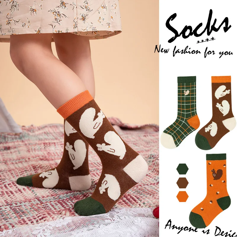 3Pairs Kids Cotton Socks Cartoon Animal Dinosaur Squirrel Bunny Print Socks Lot Boys Girls Children Funny Stuff Colorful Fashion
3Pairs Kids Cotton Socks Cartoon Animal Dinosaur Squirrel Bunny Print Socks Lot Boys Girls Children Funny Stuff Colorful Fashion
