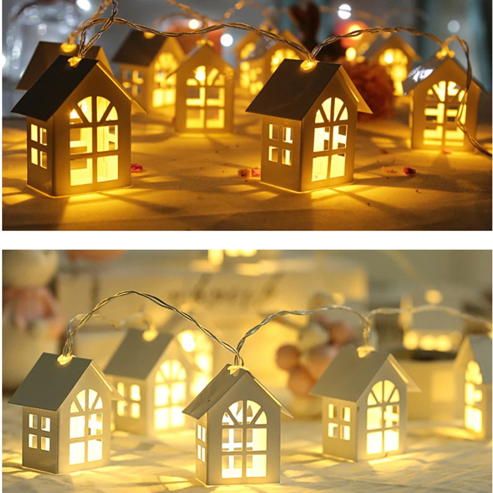 2M 10 LED Fairy String Light House Style For Xmas Party Decor Christmas Tree Wedding Holiday Garland Decoration Battery Powered
2M 10 LED Fairy String Light House Style For Xmas Party Decor Christmas Tree Wedding Holiday Garland Decoration Battery Powered