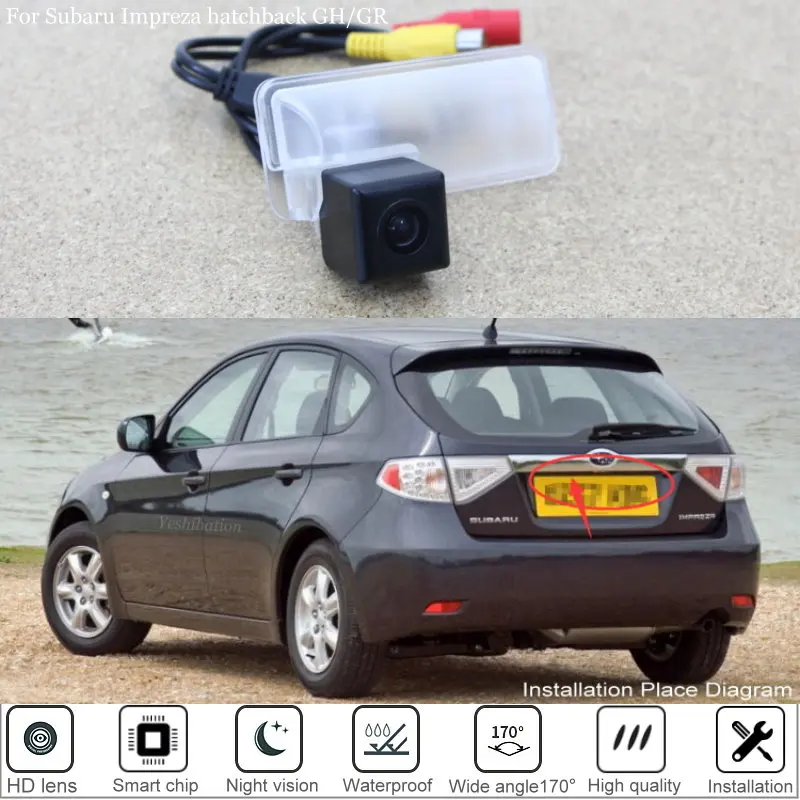 Yeshibation RearView Camera For Subaru Impreza hatchback GH/GR 2007~2011 CCD Night Vision Back up camera license plate camera
Yeshibation RearView Camera For Subaru Impreza hatchback GH/GR 2007~2011 CCD Night Vision Back up camera license plate camera