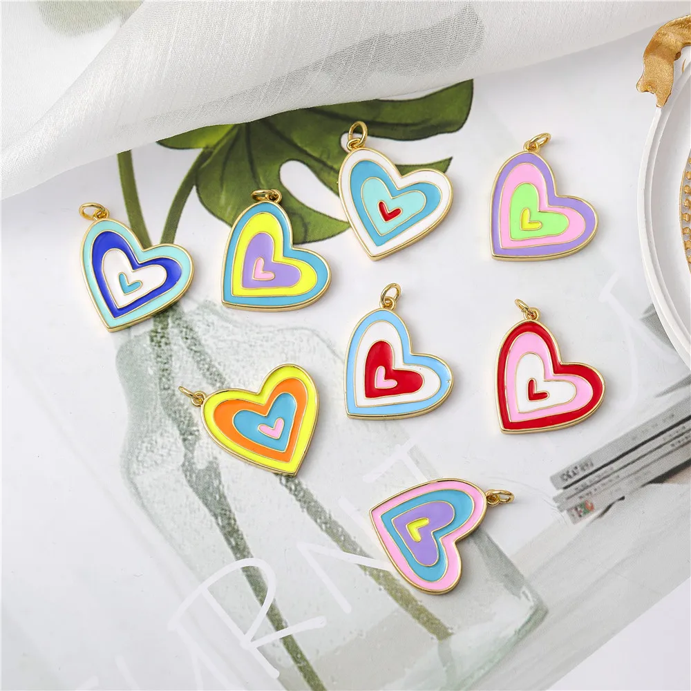 JUYA 5 Pcs\lot Creative DIY Necklaces Pendants Candy Colors Heart Style Charms Handmade Jewelry Accessories For Necklaces Making
JUYA 5 Pcs\lot Creative DIY Necklaces Pendants Candy Colors Heart Style Charms Handmade Jewelry Accessories For Necklaces Making