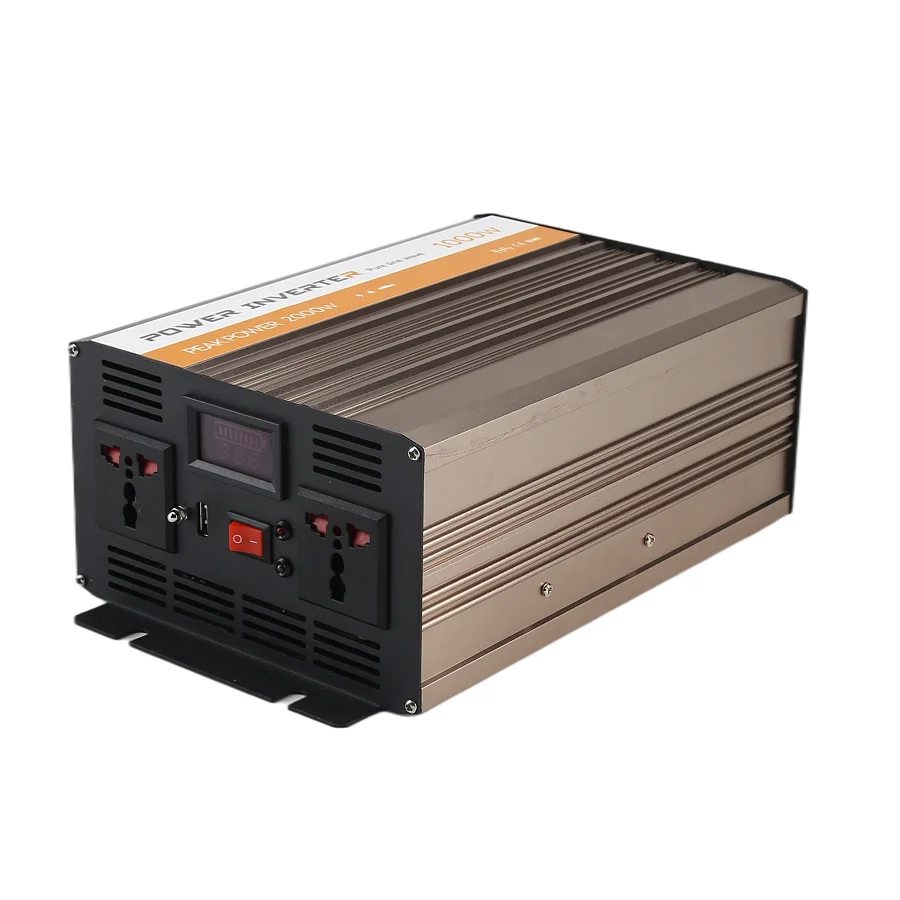 500W Off Grid Wind Inverter MAX 1000W Pure Sine Wave Inverter DC 12V 24V 48V to AC 110V 220V for Home Use
500W Off Grid Wind Inverter MAX 1000W Pure Sine Wave Inverter DC 12V 24V 48V to AC 110V 220V for Home Use