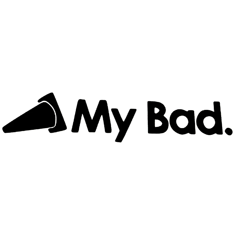15*3.2cm My Bad. Sticker Decal Vinyl JDM Funny Drift Racing Car Truck WIndow Vinyl Decals Car Accessories
15*3.2cm My Bad. Sticker Decal Vinyl JDM Funny Drift Racing Car Truck WIndow Vinyl Decals Car Accessories
