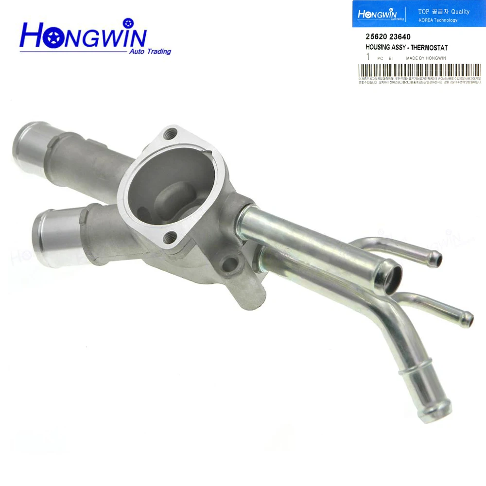 Genuine No.:25620 23640 Coolan Thermostat Housing Fits Hyundai Tucson Elantra Kia Soul Sportage 2.0L 03-11 2560023640 2560023600 
Genuine No.:25620 23640 Coolan Thermostat Housing Fits Hyundai Tucson Elantra Kia Soul Sportage 2.0L 03-11 2560023640 2560023600