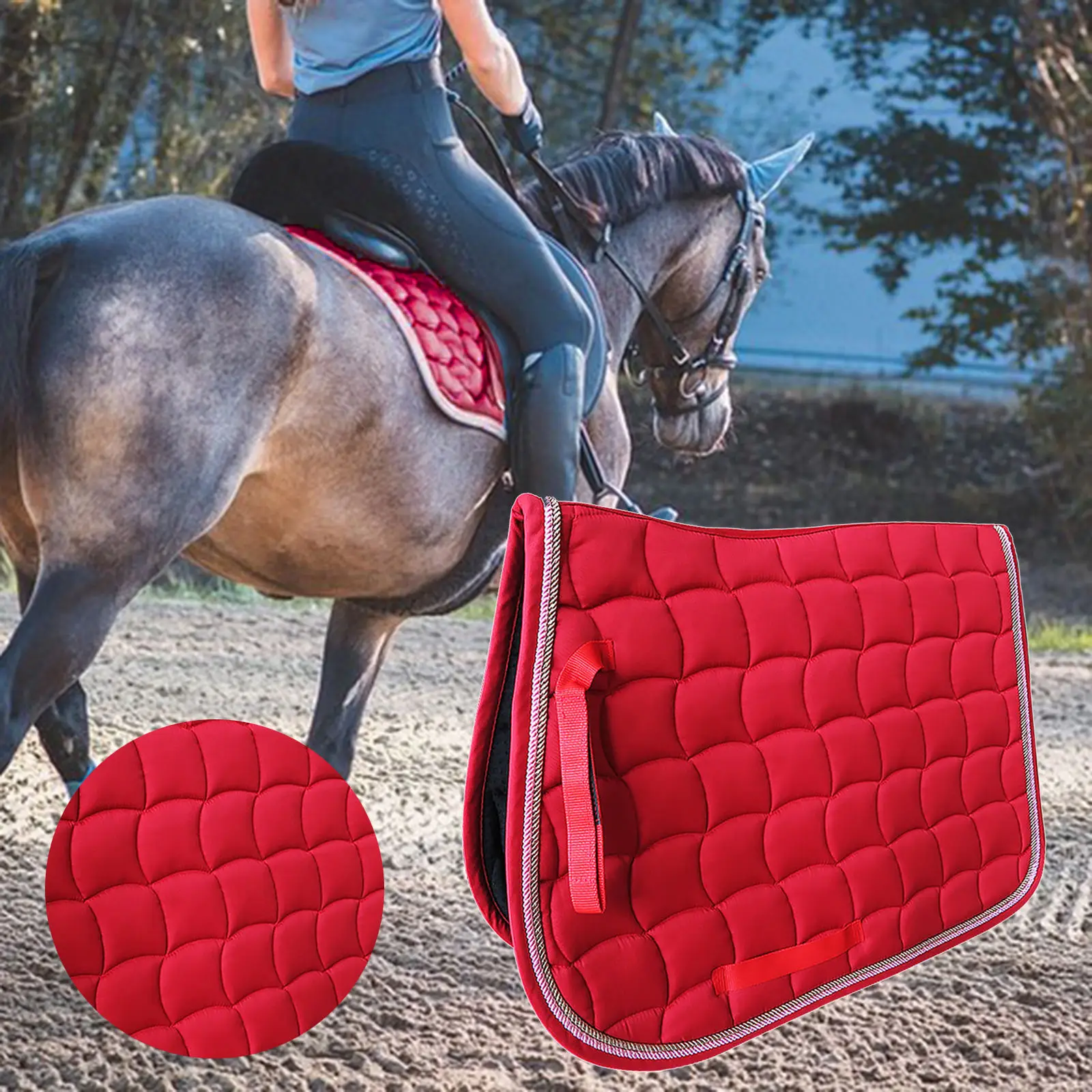 Protective Cushion Horse Riding Sweat Cushion Saddle Absorbing Horse Riding Jumping Performance Accessories
Protective Cushion Horse Riding Sweat Cushion Saddle Absorbing Horse Riding Jumping Performance Accessories