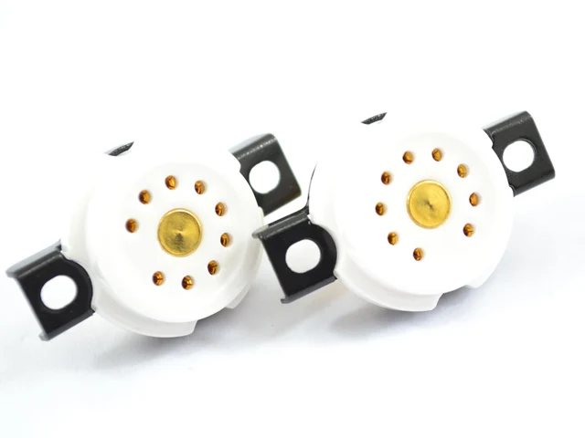 High Quality 9 PIN 9P Tube Socket Gold Plated For 12AU7 ECC83 12AX7 12AT7 5814
High Quality 9 PIN 9P Tube Socket Gold Plated For 12AU7 ECC83 12AX7 12AT7 5814