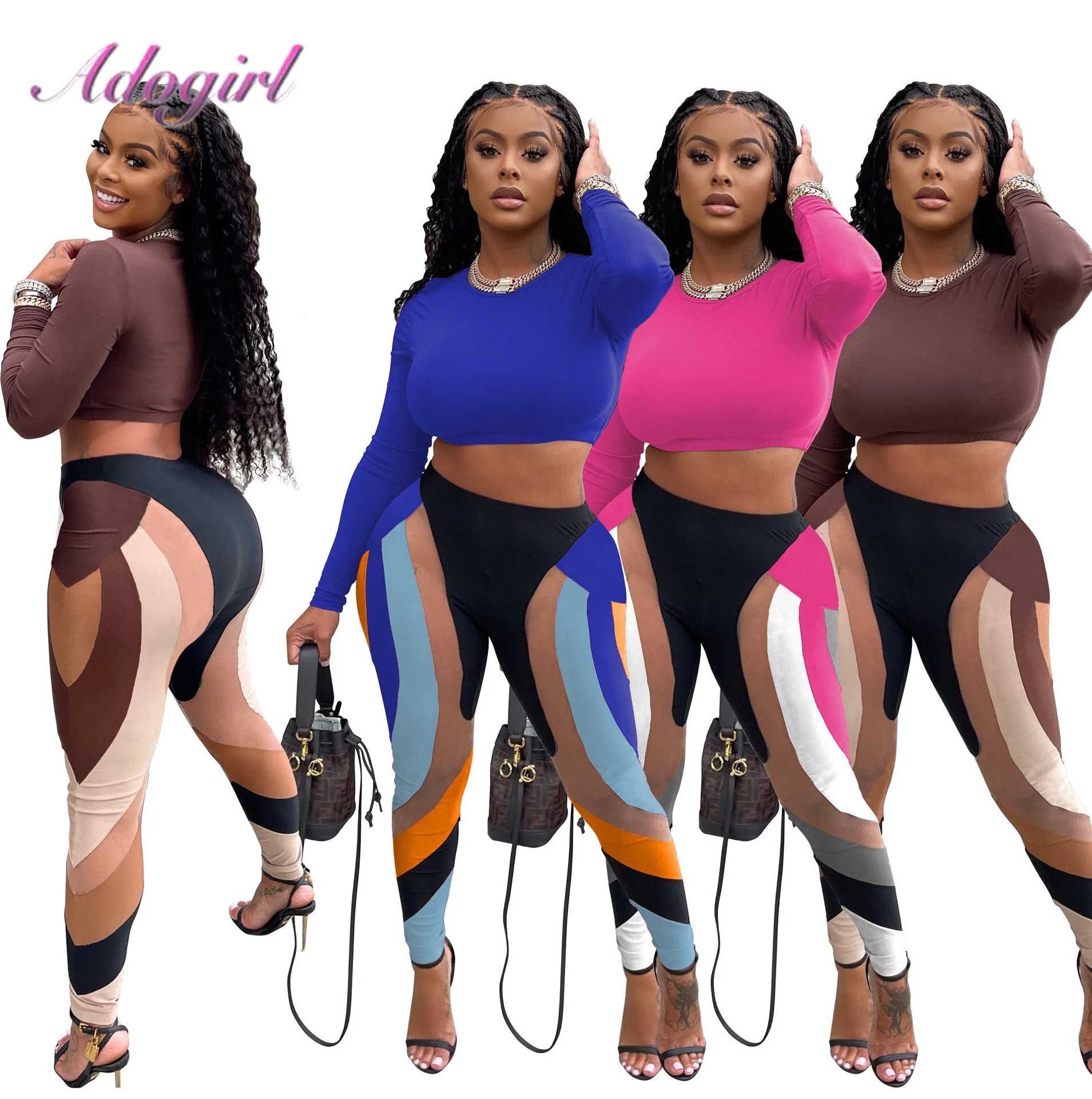 Women Tracksuit Fitness Sportwear Two Piece Set Solid Long Sleeve T-Shirt Crop Striped Print Leggings Sweatpants Outfit Joggers
Women Tracksuit Fitness Sportwear Two Piece Set Solid Long Sleeve T-Shirt Crop Striped Print Leggings Sweatpants Outfit Joggers