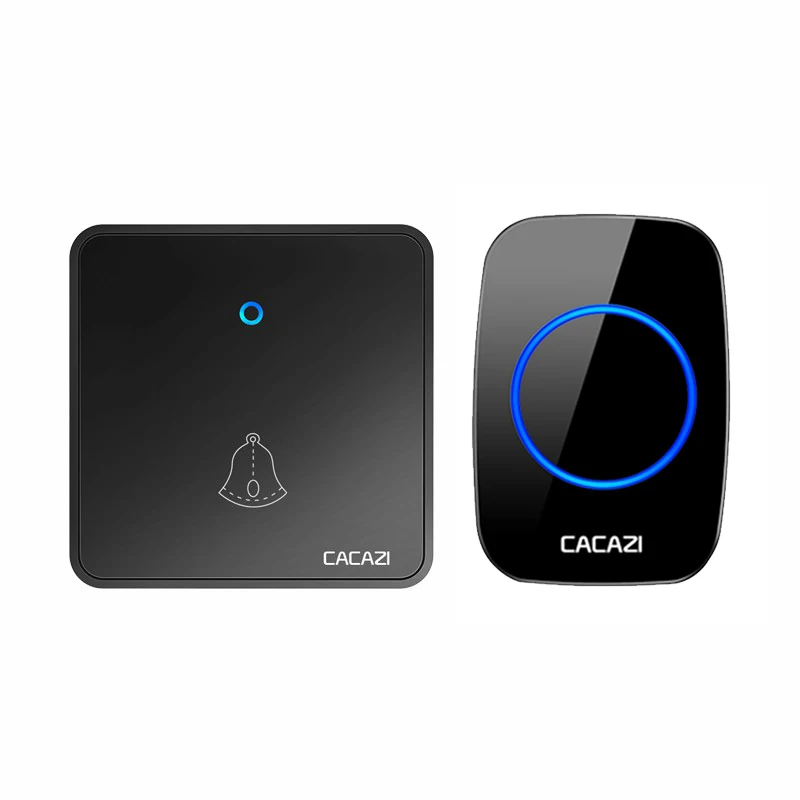 CACAZI Intelligent Wireless Doorbell Waterproof 300M Remote Night Light Receiver 2032 Battery Transmitter Electronic Bell 220V
CACAZI Intelligent Wireless Doorbell Waterproof 300M Remote Night Light Receiver 2032 Battery Transmitter Electronic Bell 220V