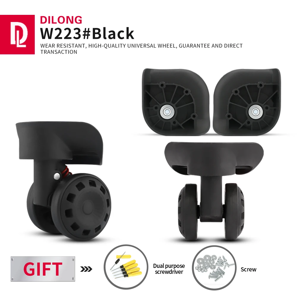 DILONG W223 Trolley Case Universal Wheels Accessories Suitcase Luggage Wheel Shock Absorption Detachable Durable Casters
DILONG W223 Trolley Case Universal Wheels Accessories Suitcase Luggage Wheel Shock Absorption Detachable Durable Casters