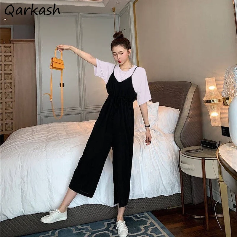Women Sets Summer Simple Leisure Short Sleeve O-neck T-shirts High Waist Ankle Length Trousers Fashion Chic Cozy Loose Female
Women Sets Summer Simple Leisure Short Sleeve O-neck T-shirts High Waist Ankle Length Trousers Fashion Chic Cozy Loose Female