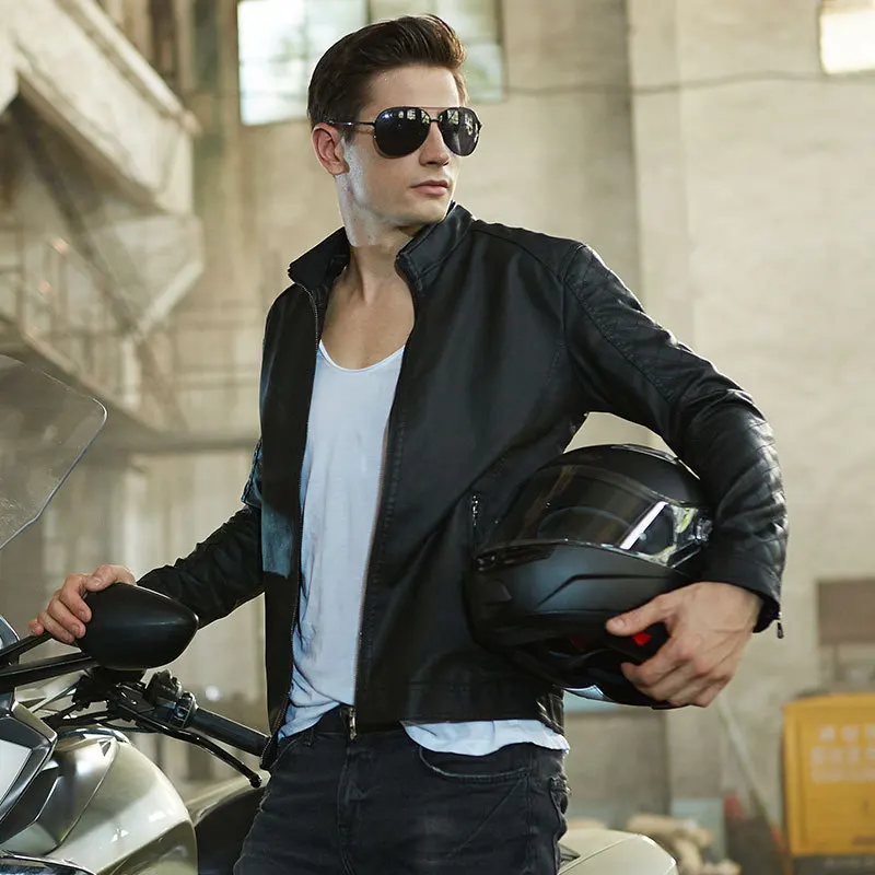 MRMT 2024 Brand Spring Autumn Men's Jackets Thin Collar Pure Color PU Leather for Male Youth Locomotive Leather Jacket Clothing
MRMT 2024 Brand Spring Autumn Men's Jackets Thin Collar Pure Color PU Leather for Male Youth Locomotive Leather Jacket Clothing