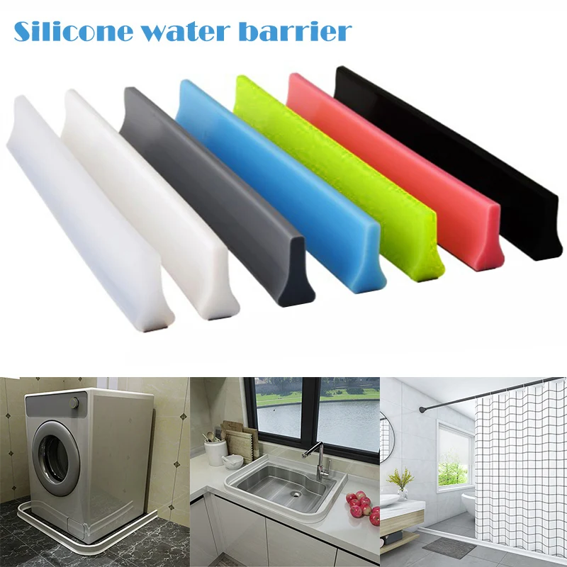 1m Silicone Shower Door Dam Water Stopper Collapsible Shower Threshold Water Barrier For Bathroom Kitchen Water Blocking Strip
1m Silicone Shower Door Dam Water Stopper Collapsible Shower Threshold Water Barrier For Bathroom Kitchen Water Blocking Strip