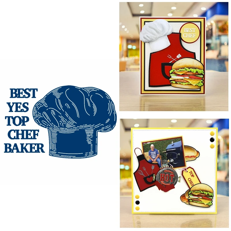 Words Best Top Chef Baker Hat Metal Cutting Dies Stencil DIY Scrapbooking Decorative Crafts Paper Cards Making Template 2020 New
Words Best Top Chef Baker Hat Metal Cutting Dies Stencil DIY Scrapbooking Decorative Crafts Paper Cards Making Template 2020 New