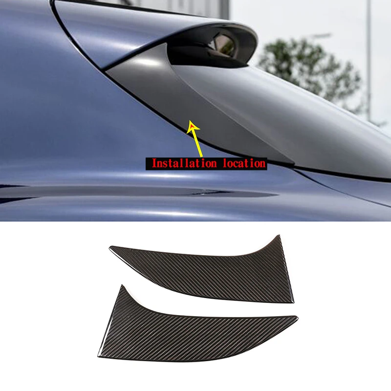 For Alfa Romeo Stelvio 17-20 2 pieces of real carbon fiber car tailgate triangle decorative plate protective cover stickers
For Alfa Romeo Stelvio 17-20 2 pieces of real carbon fiber car tailgate triangle decorative plate protective cover stickers