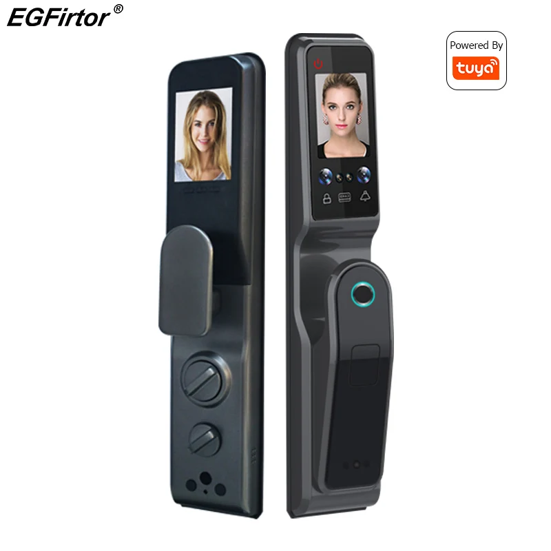 3D Face Recognition Wifi Smart Lock Touch Screen Password Fingerprint Biometric Electronic Door Lock Rechargeable Battery Type
3D Face Recognition Wifi Smart Lock Touch Screen Password Fingerprint Biometric Electronic Door Lock Rechargeable Battery Type