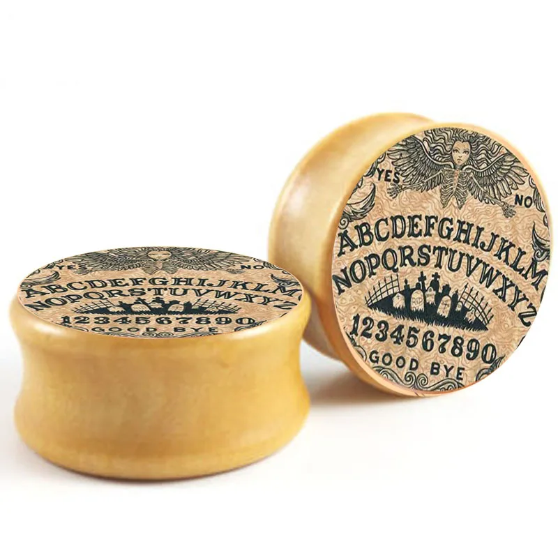 TIANCIFBYJS Wholesales 6 size mix Wood Logos ear tunnels and plugs earrings gauges plugs body piercing strecher kit 00g plug 
TIANCIFBYJS Wholesales 6 size mix Wood Logos ear tunnels and plugs earrings gauges plugs body piercing strecher kit 00g plug